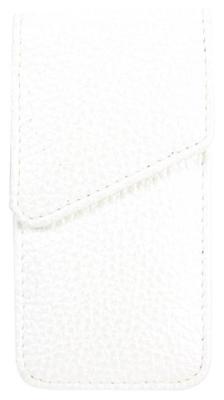 08182 Футляр д/пачки сиг суперслим, 100мм, белая перламутровая кожа фото