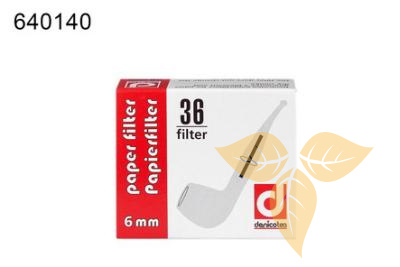 64014A Фильтры для трубок DENICOTEA 6мм 36шт фото