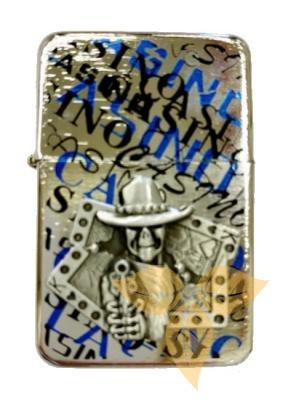 03134 Зажигалка бензиновая FARO Z16 "Casino 3" фото