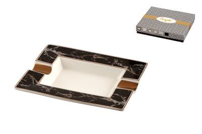 422008 Пепельница для 2-х сигар из китайского фарфора 20x17x2,5cm фото