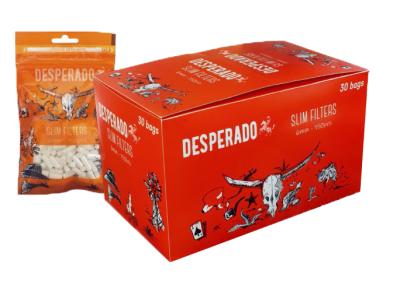 Сигарет.фильтры DESPERADO SLIM 15mm X 6mm (x 150шт) фото