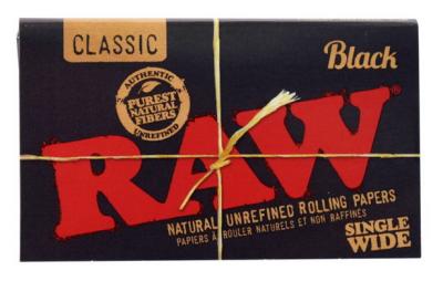 Сиг.бумага RAW SINGLE WIDE DOUBLE BLACK (х100лист) фото