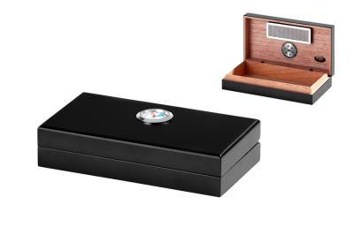 920044 Хумидор для сигар черный матовый (19,8х10,9х4,3 см) фото