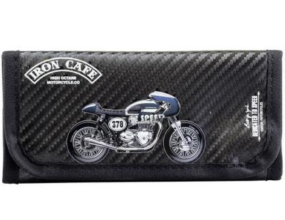 21634 Кисет для сигаретного табака иск кожа "Мотоцикл 3" фото