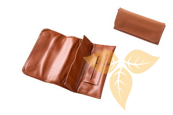 861460 Кисет для сигаретного табака иск кожа коричневый фото