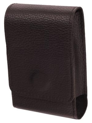 08242 Футляр для пачки сигарет черный нат кожа фото