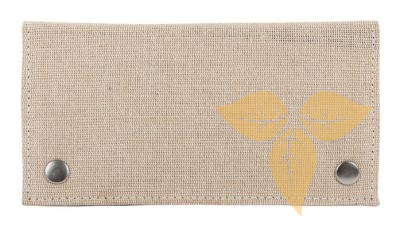 33170 Кисет для сигаретного табака ПВХ джут светло-бежевый 10см фото