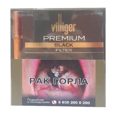 Сигариллы Villiger Premium Black Filter (20 шт. filter) фото