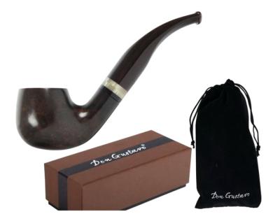 30238 Трубка курительная Don Gustavo темнокоричневая 9мм фото