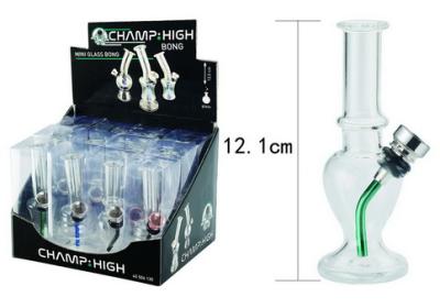 506130 Трубка курительная стекло, 12.5см ассорт фото