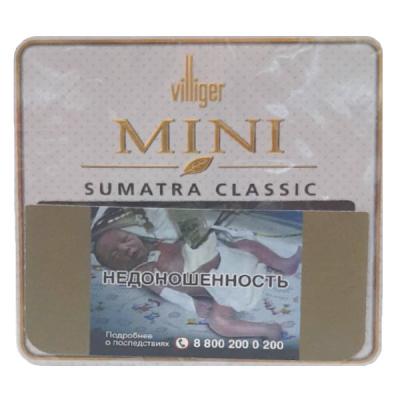 Сигариллы Villiger White Mini sumatra classic (10 шт. no filter) фото