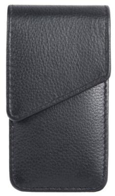 08181 Футляр д/пачки сигарет суперслим, 100мм, черная кожа фото