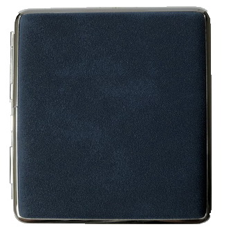 21444 Портсигар FARO д/20 сиг 80мм, ПВХ "Замша 30" фото