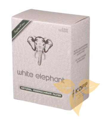 101408 Фильтры для трубок WHITE ELEPHANT 9mm пенка 150шт фото