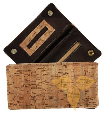 08153 Кисет для сигаретного табака "пробка" коричневый фото