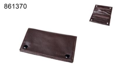 86137А Кисет для сигаретного табака иск кожа коричневый фото