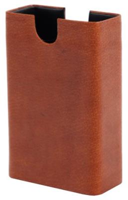 08239 Футляр для пачки сигарет коричневый нат кожа фото