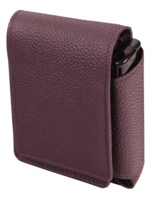 08131 Футл д/пач сиг, фиол кож,карм для заж фото