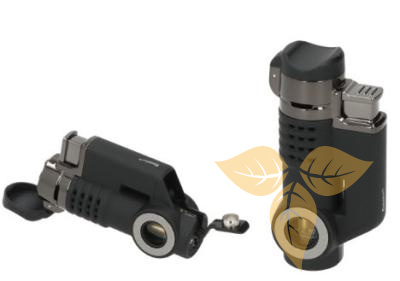 250066 Зажигалка EUROJET 4Хтурбо черная фото