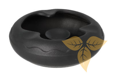 423040 Пепельница для сигар керамика, черная 15х4,5  см фото