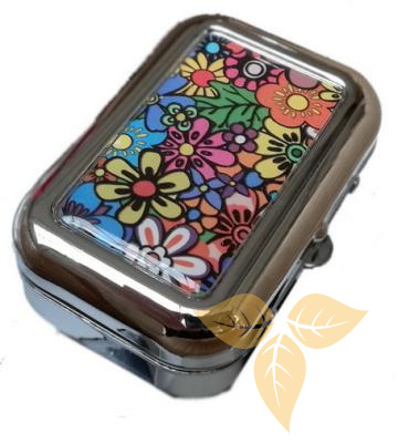 11561 Пепельница карманная "Epoxy Flowers" фото