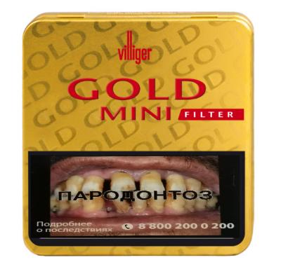 Сигариллы Villiger Gold Mini (20 шт. filter) фото