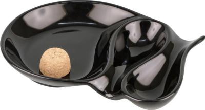 520745 Пепельница д/трубки керамическая черная на 2 трубки фото