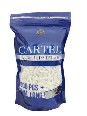 Сигарет.фильтры CARTEL SLIM LONG 22mm X 6mm (1000шт)+буклет бумаги фото