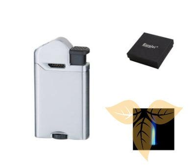 253009 Зажигалка EUROJET турбо сильвер хром фото