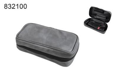 83210A Сумка для 2-х трубок иск. кожа серая фото