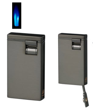 221017 Зажигалка WINJET 2Хтурбо,антрацит с пробойником д/сигар фото