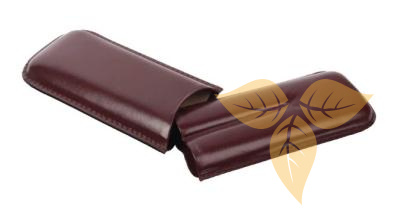 09277 Футляр д/2 сигар Шорт Робусто коричневый фото