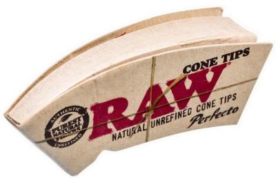 Сигарет.фильтры RAW TIPSCONE PERFECTO бумажные 75х26мм (x32 листа) фото