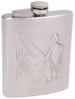 22292 Фляжка хром "рыбак" 7oz (207мл)