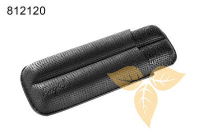 81212A Футляр д/2 сигар черный 16см фото