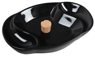 34125 Пепельница д/трубки керамическая черная фото