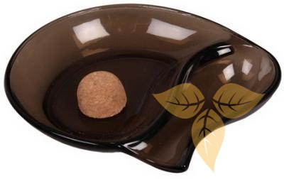 34134 Пепельница д/трубки стекло коричневая фото