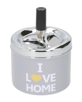 400066 Пепельница вращающаяся металлическая 9.5х8 см фото