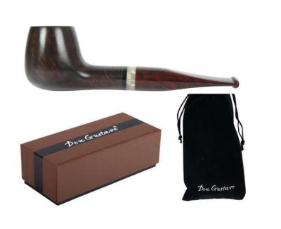 30236 Трубка курительная Don Gustavo темнокоричневая 9мм фото