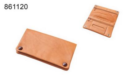 86112А Кисет для сигаретного табака нат кожа светлокоричневый - Табакерия