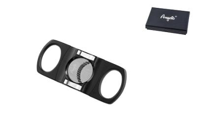 500006 Гильотинка для сигар c 2-мя лезвиями пластик, ложе для сигары