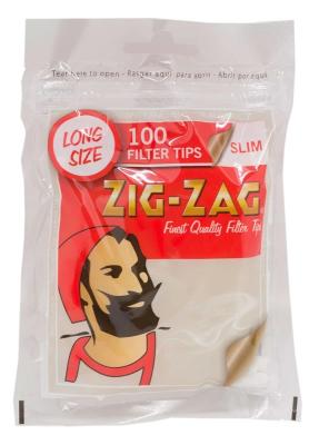 Сигарет.фильтры ZIG-ZAG SLIM LONG (x100шт) фото