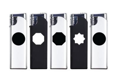 Зажигалки пьезо XHD 118 BLACK/SILVER SP фото