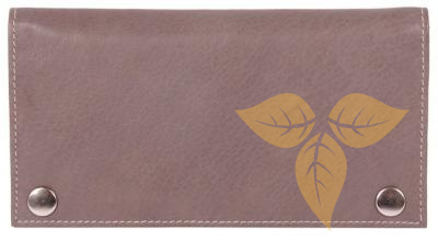 33103 Кисет для сигаретного табака нат кожа серый - Табакерия