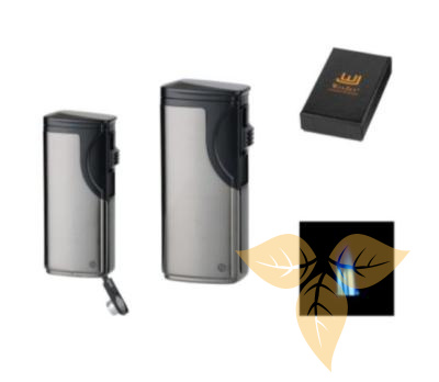 310053 Зажигалка WINJET 3Хтурбо антрацит, пробойник+ложе д/сигар фото