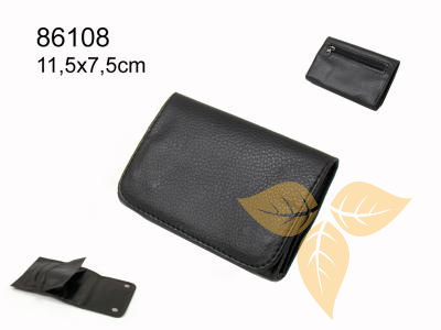 86108А Кисет для сигаретного табака иск кожа 11,5х7,5 см фото