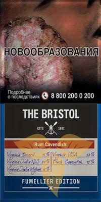 Табак трубочный THE BRISTOL Rum Cavendish фото
