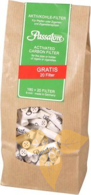 101062 Фильтры для трубок PASSATORE 9mm угольные 200шт фото