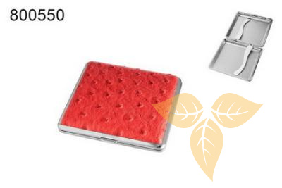 80055A Портсигар ANGELO д/20 сиг, красный фото