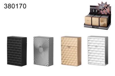 380170 Футляр д/пачки сигарет, пластик, 3 вида дизайна, 4 цвета фото